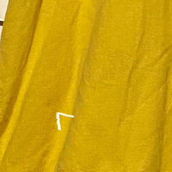 Westbound Linen-Cotton Hoodie Tunic Relaxed Plus Size W XL Mustard Yellow Minor - Picture 10 of 10